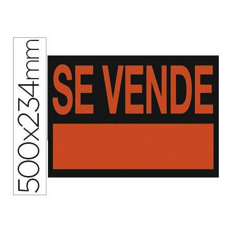 Cartel "Se vende" 50 x 23 cm