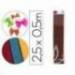 Papel crespon Liderpapel color marron