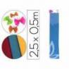 Papel crespon Liderpapel 50 cm x 2.5m 34g/m2 azul