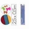 Papel crespon Liderpapel color azul claro