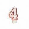 Velas cumpleaños numero 4