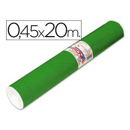 Aironfix Rollo Adhesivo 45cm x 20mt Unicolor Verde Brillo 100 MC