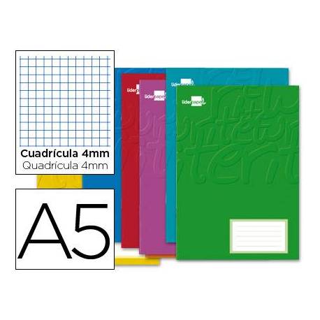 Libreta escolar Liderpapel grapada