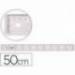 Regla liderpapel plastico cristal 50 cm.