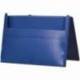 Carpeta Liderpapel portadocumentos broche polipropileno Din A4 azul con asa