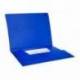 Carpeta lomo flexible con solapas Liderpapel Din A4 color azul translucido