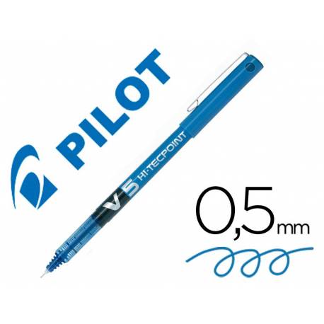 Rotulador Pilot V-5 Trazo 0,3 mm Azul