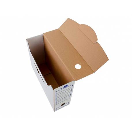 Caja Archivo Definitivo Plastico Liderpapel Marron 360x260x100 Mm