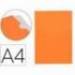 Carpeta dossier uñero Liderpapel DIN A4 polipropileno 180 micras 20 hojas color naranja