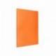 Carpeta escaparate Liderpapel DIN A4 poliporpileno con 40 fundas color naranja