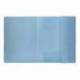 Carpeta gomas con solapa Liderpapel DIN A4 polipropileno 400 micras 100 hojas color azul