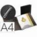 Carpeta 2 anilllas Liderpapel DIN A4 15mm polipropileno color negro