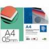 Tapa de Encuadernacion Polipropileno Liderpapel Din A4 Verde Opaco 0,5 mm pack 100 uds