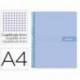 Bloc Liderpapel Din A4 crafy cuadrícula 4mm tapa forrada 90 gr 80 hojas color azul