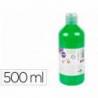PINTURA DEDOS LIDERPAPEL BOTELLA DE 500 ML VERDE