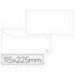 Sobre liderpapel blanco 115x225 mm solapa engomada papel offset 80 gr caja de 500