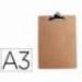 Portanotas Q-Connect material extraduro A3 marron