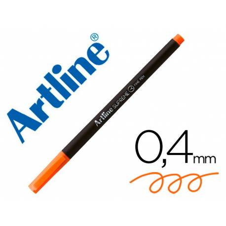 ROTULADOR ARTLINE SUPREME EPFS200 FINE LINER PUNTA DE FIBRA NARANJA OSCURO 0,4 MM