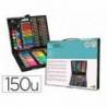 SET DE PINTURA LIDERPAPEL PLASTICO 150 PIEZAS 36X31X4 CM