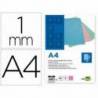 TAPA ENCUADERNACION LIDERPAPEL CARTON DIN A4 1 MM ROSA PAQUETE DE 50 UNIDADES