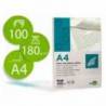 PAPEL VERJURADO LIDERPAPEL DIN A4 180G/M2 CREMA PAQUETE DE 100 HOJAS
