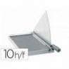 GUILLOTINA DE PALANCA LEITZ DIN A3 BASE PLASTICO LONGITUD CORTE 457 MM CAPACIDAD DE CORTE 10H