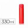 TERMO LIDERPAPEL ACERO INOXIDABLE CON DOBLE COBERTURA Y SISTEMA DE APERTURA FACIL CON BOTON 330