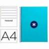 CUADERNO ESPIRAL LIDERPAPEL DIN A4 MICRO ANTARTIK RAYADO HORIZONTAL COLOR AZUL 80H