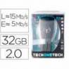 MEMORIA USB TECH ON TECH PENDRIVE 32GB LLAVE MERCEDES