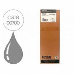 CARTUCHO INK-JET EPSON T8007 COLOR GRIS C13T800700