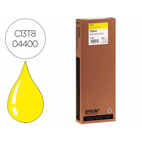 CARTUCHO INK-JET EPSON T8044 COLOR AMARILLO C13T804400