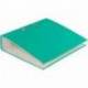 Archivador de palanca elba top carton compacto polipropileno con rado din a4 lomo de 80 mm color azul ice mint