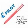 BOLIGRAFO PILOT SUPERGRIP G 4 COLORES RETRACTIL SUJECION DE CAUCHO TINTA BASE DE ACEITE CUERPO COLOR ROSA