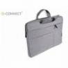 MALETIN PARA PORTATIL Q-CONNECT 15,6" CON ASAS RETRACTILES CREMALLERA 3 BOLSILLOS EXTERIORES GRIS