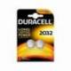 Pila alcalina boton Duracell CR2032 Blister 2 unidades