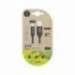 CABLE USB 2.4 TECH ONE TECH BRAIDED NYLON TIPO USB ANDROID MICRO USB LONGITUD 1 MT COLOR NEGRO