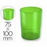 CUBILETE PORTALAPICES Q-CONNECT PLASTICO VERDE TRANSLUCIDO
