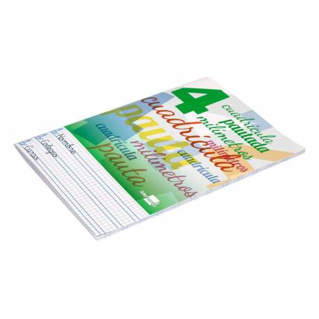 Cuaderno Lamela Verde A4 5 Unidades 4mm - Comprar online en