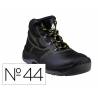 BOTAS DELTAPLUS DE SEGURIDAD PIEL CRUPON PIGMENTADA SUELA PU BI-DENSIDAD COLOR NEGRO TALLA 44