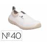 ZAPATOS DE SEGURIDAD DELTAPLUS MICROFIBRA PU SUELA PU MONO-DENSIDAD COLOR BLANCO TALLA 40