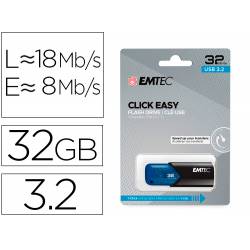 MEMORIA EMTEC USB 3.2 CLICK EASY 32 GB AZUL