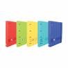 CARPETA CON RECAMBIO OXFORD EUROPEANBINDER LIVE&GO POLYFOAM 4 ANILLAS 35 MM CUADRO 5 MM DIN A4+ COLORES SURTIDOS