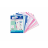 SEPARADORES DE PLASTICO OXFORD POLIPROPILENO 500 MC COLORES PASTEL JUEGO DE 5 SEPARADORES