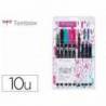 SET LETTERING TOMBOW ADVANCED 10 PIEZAS