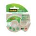 CINTA ADHESIVA SCOTCH MAGIC INVISIBLE 20 MT X 19 MM ECOLOGICA EN MINIPORTARROLLO