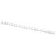 Canutillo q-connect redondo 14 mm plastico blanco capacidad 130 hojas caja de 100 unidades