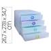 FICHERO DE CAJONES SOBREMESA EXACOMPTA POP BOX TRANSLUCIDO 4 CAJONES MULTICOLOR