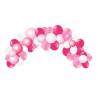 GLOBO 100% LATEX BIODEGRADABLE GUINARLDA ARCO BABY PINK 55 UNIDADES COLORES PASTEL