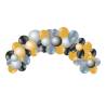 GLOBO 100% LATEX BIODEGRADABLE GUINARLDA ARCO METALLIC COLORES 55 UNIDADES COLORES METALICOS