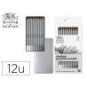 LAPICES DE GRAFITO WINSOR&NEWTON STUDIO COLECCION CAJA METALICA CON 12 UNIDADES GRADUACIONES